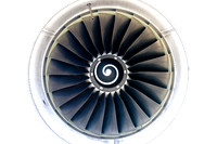 IAE V2500 engine front washed out