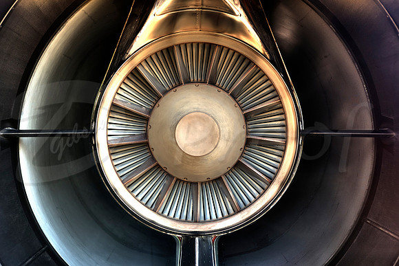 IAE V2500 engine rear