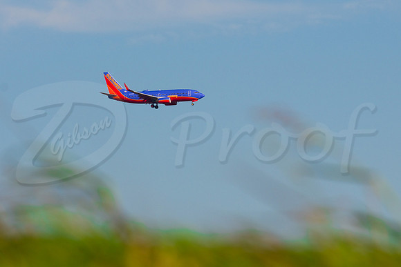 Southwest 737 landing Kansas City