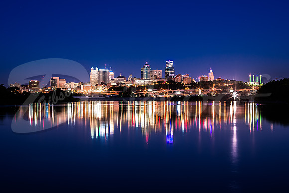 Kansas City Downtown with panorama option