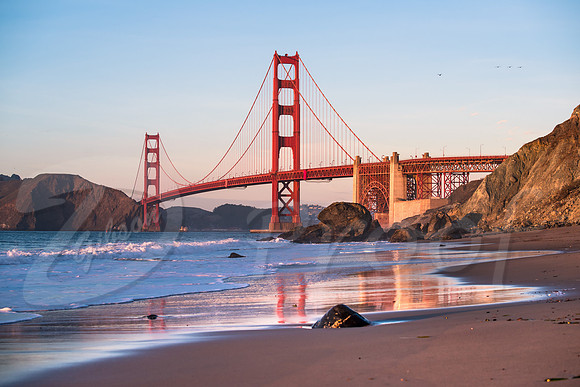 Golden Gate Bridge sunset 2