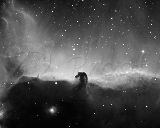 Horsehead Nebula in Hydrogen light