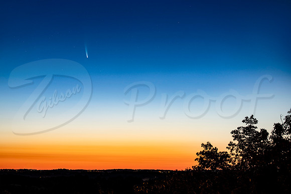 Comet C/2020 F3 Neowise Horizontal sunrise