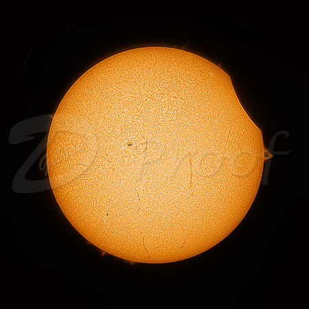 Eclipse 2024 very beginning